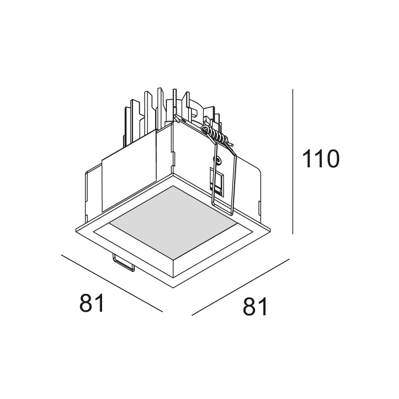 Светильник / Carree GT LED 3033 S1 Delta Light sun-id-377602 - Вид №2