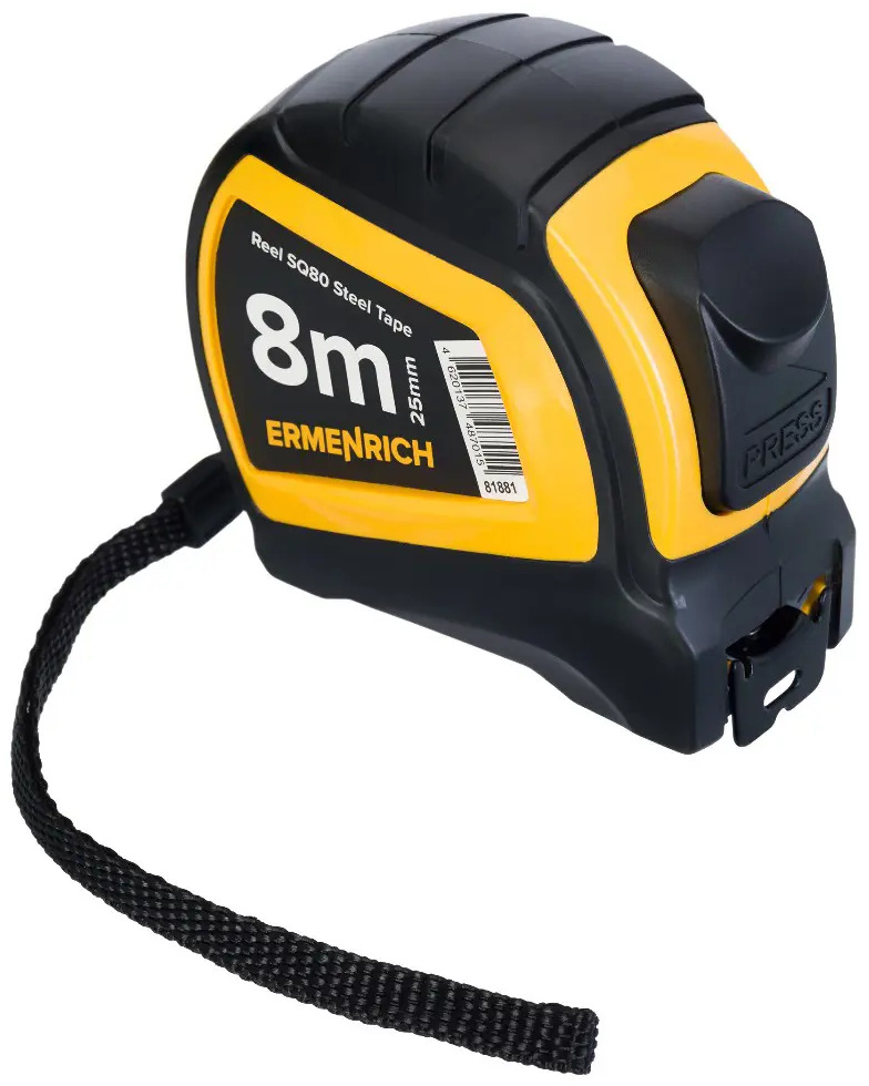 91020242 Рулетка Ermenrich Reel SQ80 с автостопом 5 м x 19 мм STLM-0839920