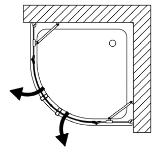 B9962ULUT R Zenith Сollection душевая зона Samo 36371 - Вид №2