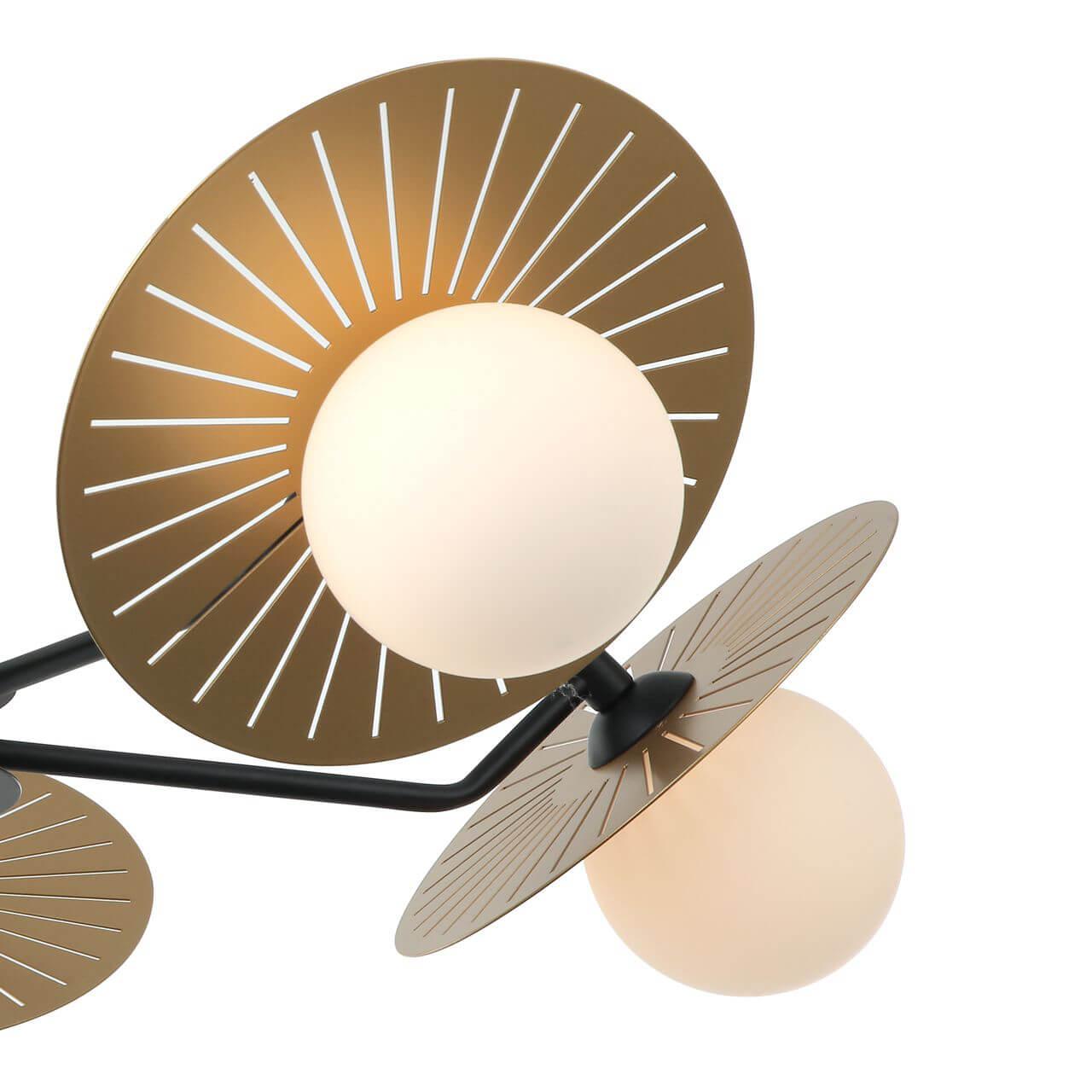 Подвесная люстра Favourite Sonnenblume 2356-5P FAVOURITE ДИЗАЙНЕРСКИЕ, SONNENBLUME 313395 Золотой  - Вид №2