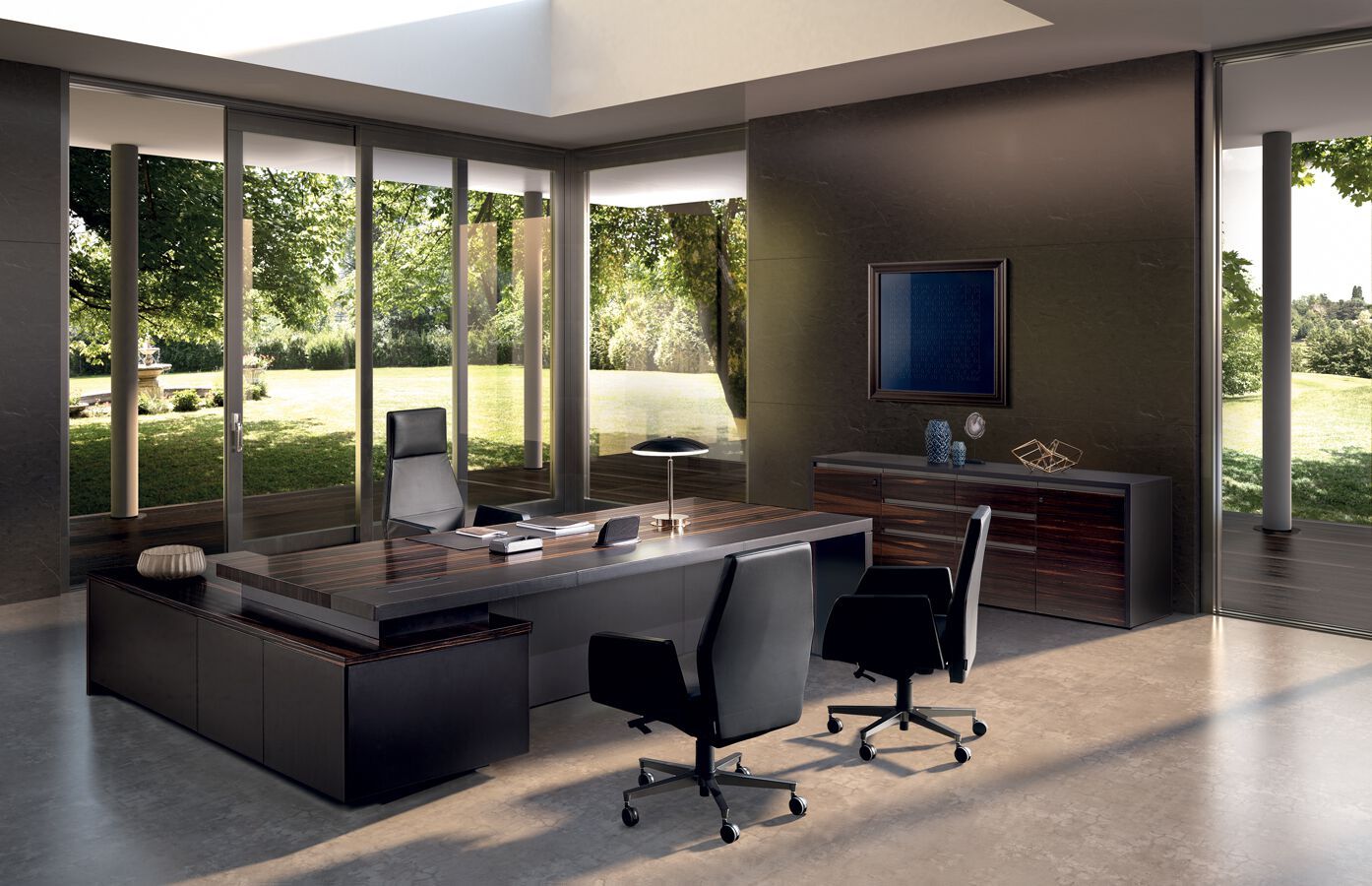 Кожаное вращающееся офисное кресло с высокой спинкой i 4 Mariani Kefa ARCH-00013206 - Вид №5