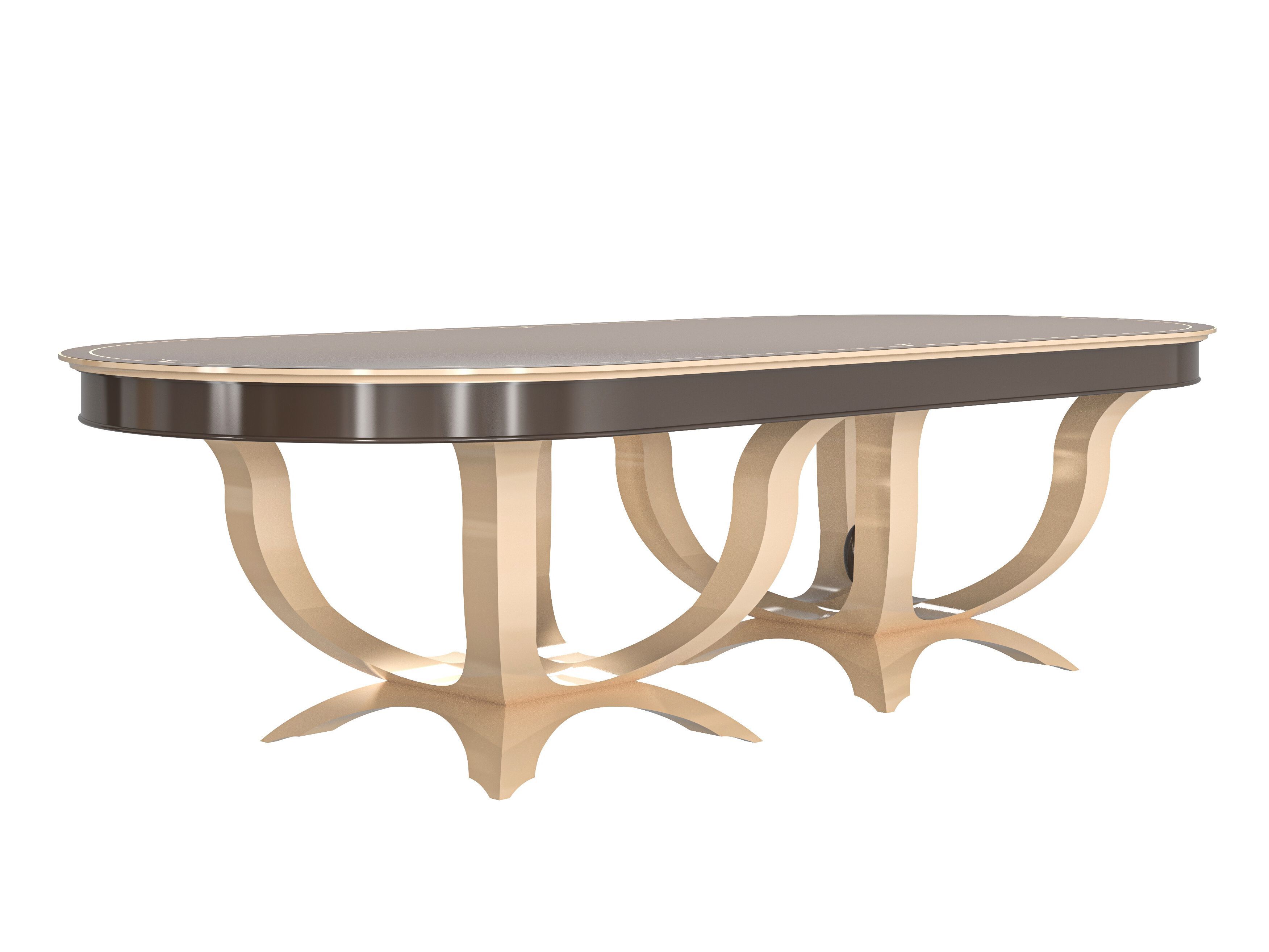 Овальный стол из бука Modenese Luxury Interiors DOUBLE ELEGANCE ARCH-00091409 - Вид №1