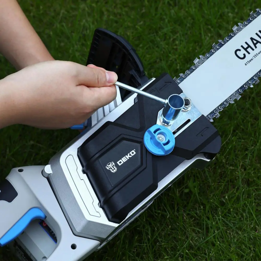 Аккумуляторная цепная пила DEKO DKCHS40PRO 40В с двумя батареями 89363244 STLM-1566530 - Вид №6
