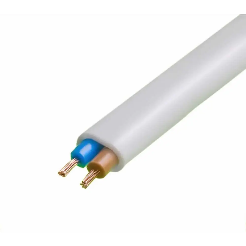 Провод Electraline ШВВП 2х0.5, белый, на отрез STLM-2160947