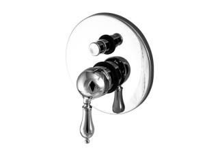 Однорычажный встраиваемый смеситель для душа с переключателем