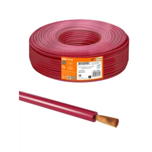 90866699 Провод TDM Electric ПуГВнг(А)-LS 1x10.0 200 м цвет кр(А)сный ГОСТ STLM-1115009