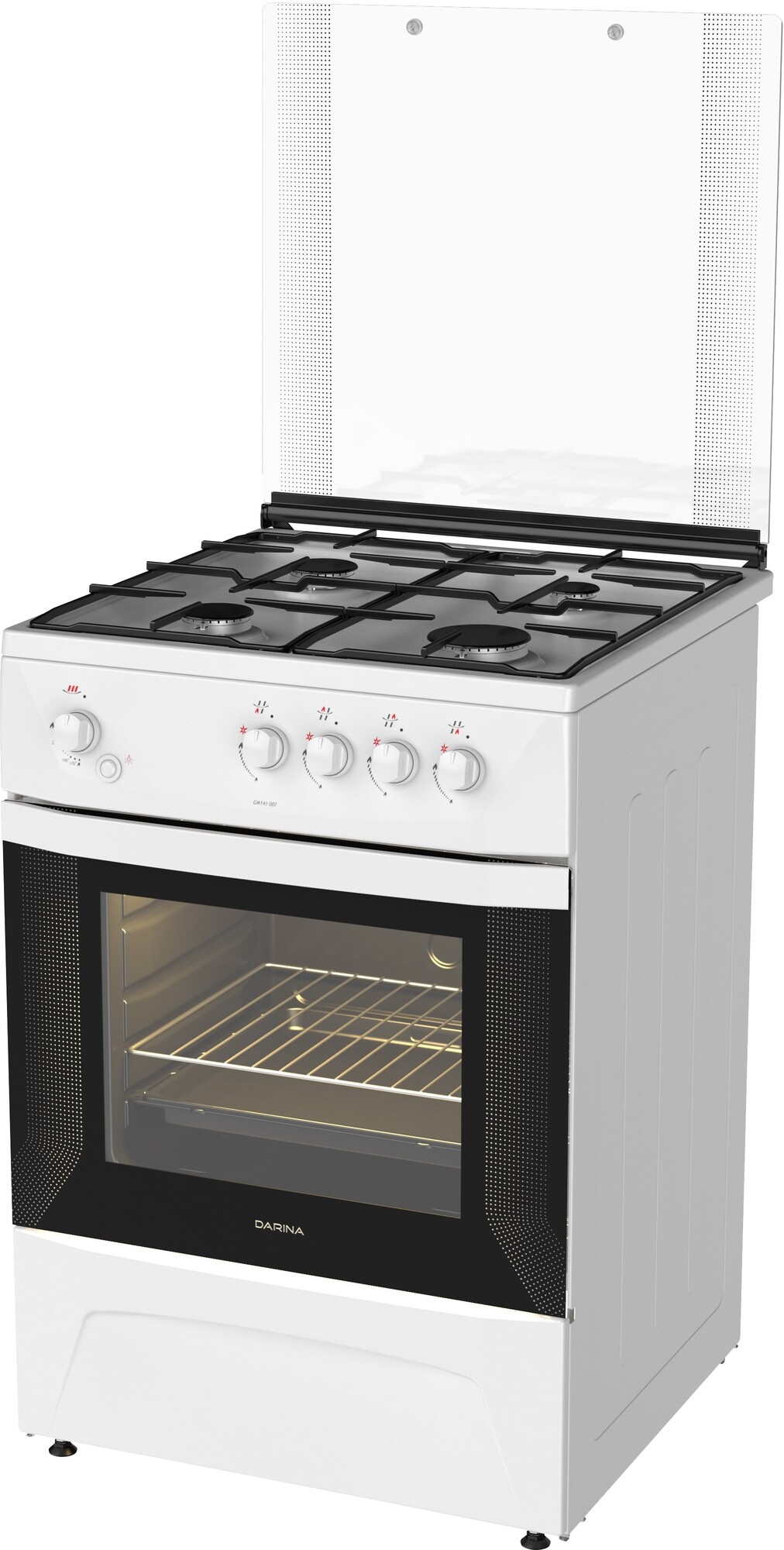 1009318 Газовая плита DARINA 1D GM141 007 W белый STDN-0063363 - Вид №1