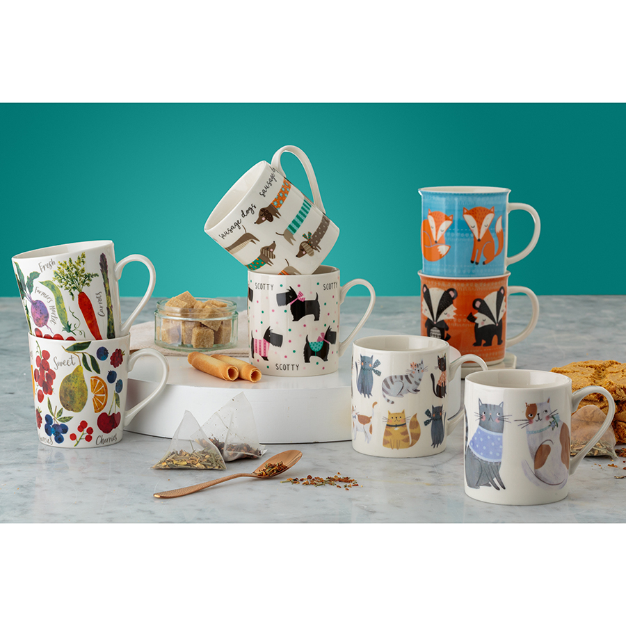 P_0059.599SC Кружка cosy cats Котики 340 мл Price&Kensington  - Вид №2