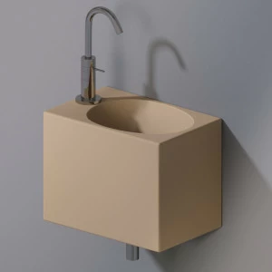 L311T0R1V1.131 Подвесная раковина настенная прямоугольная A. e T. Italia IDEA бежевая