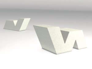 Реконструированное каменное наружное сиденье