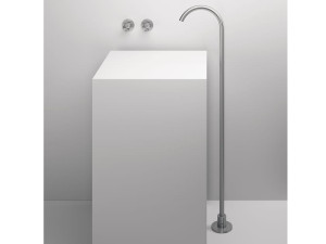 Смеситель для раковины с 3 отверстиями из нержавеющей стали