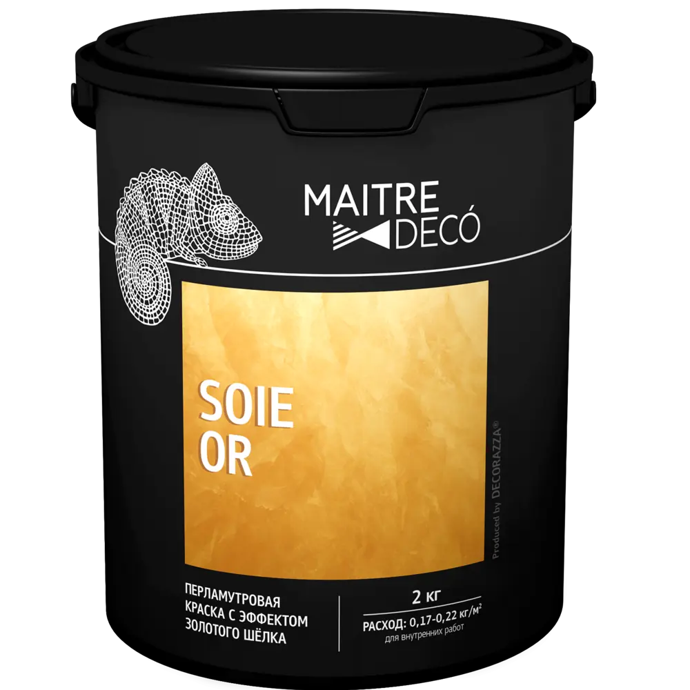 MAITRE DECO Soie Or - декоративная краска с эффектом шелка золотого оттенка 89149804 STLM-0079133