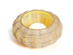 Аккумуляторная плетеная светодиодная уличная настольная лампа