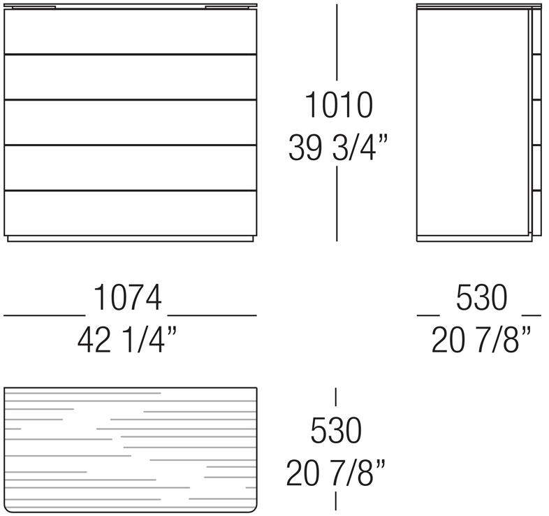 MisuraEmme Комод из дерева с мраморной столешницей Misuraemme sun-id-1455293 - Вид №4