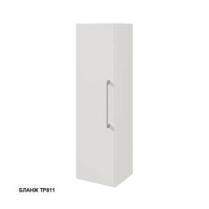 90842300 Шкаф зеркальный подвесной 2253L-TP811 35х120см цвет белый Аccord STLM-0408554 CAPRIGO