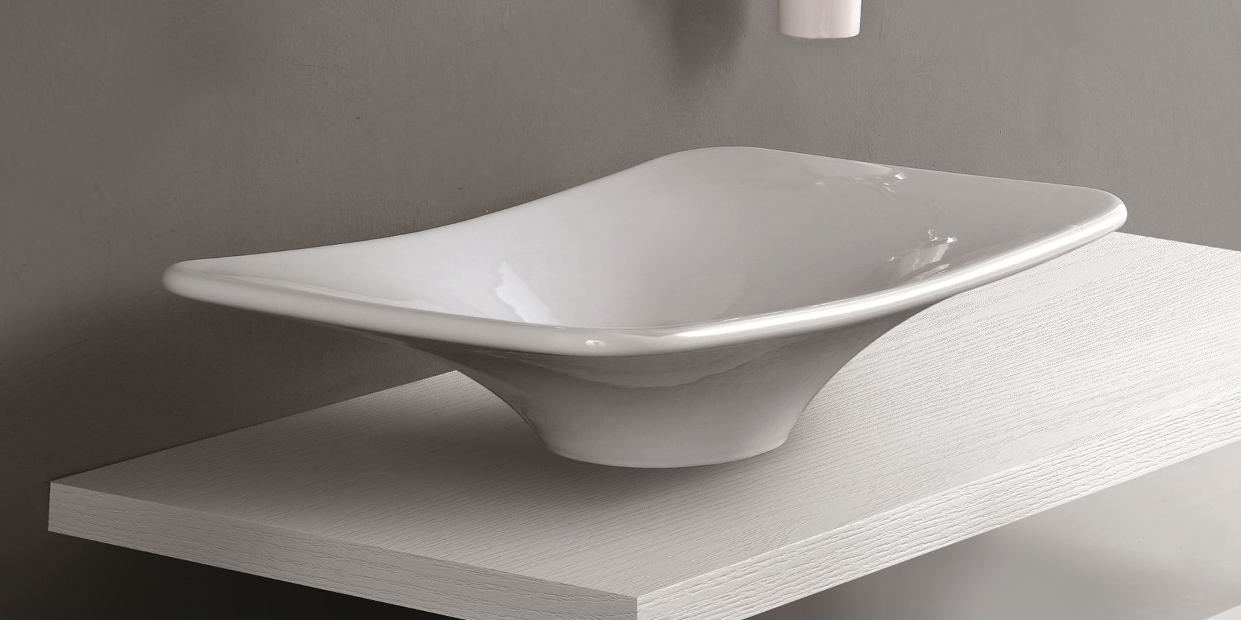 32FO Накладная раковина на столешницу  овальная Olympia Ceramica  - Вид №1