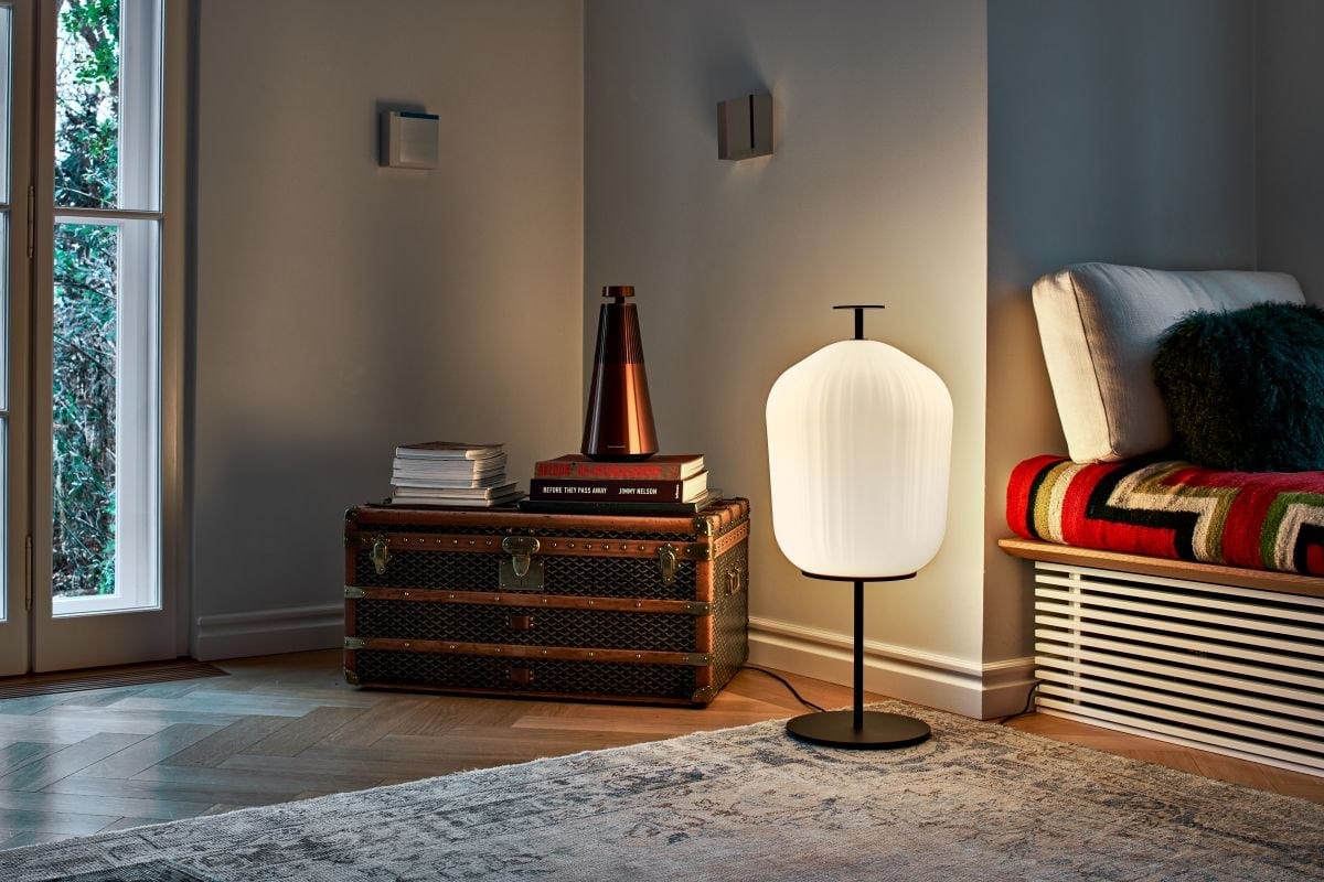 Алюминиевый и стеклянный светодиодный торшер Classicon Plissée ARCH-00095717 - Вид №6