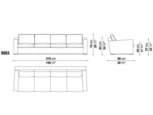 Ткань диван Maxalto Imprimatur ARCH-00103838 - Вид №2