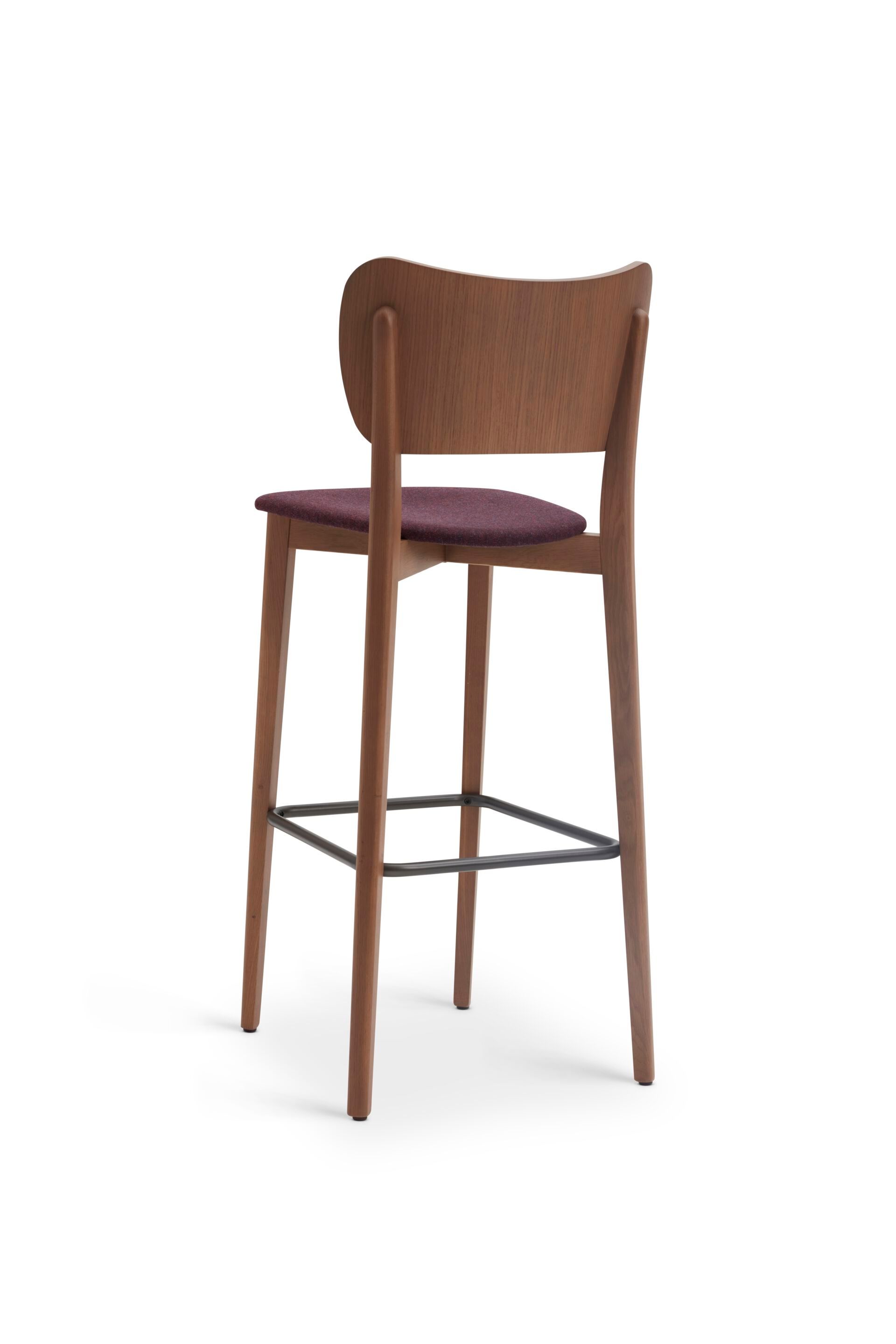 Высокий стул из бука с мягким сиденьем Origins 1971 RAMI 343 ARCH-00048654 - Вид №7
