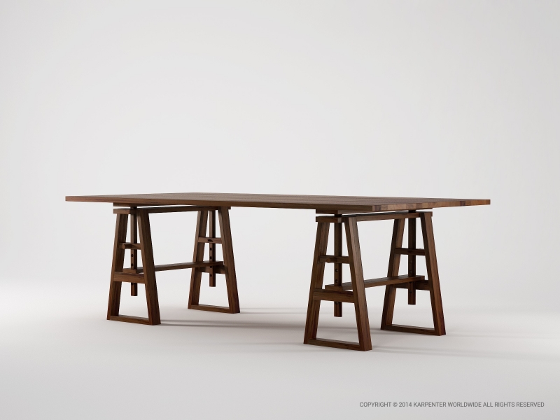 42_132 Обеденный стол Karpenter Trestle - Вид №1