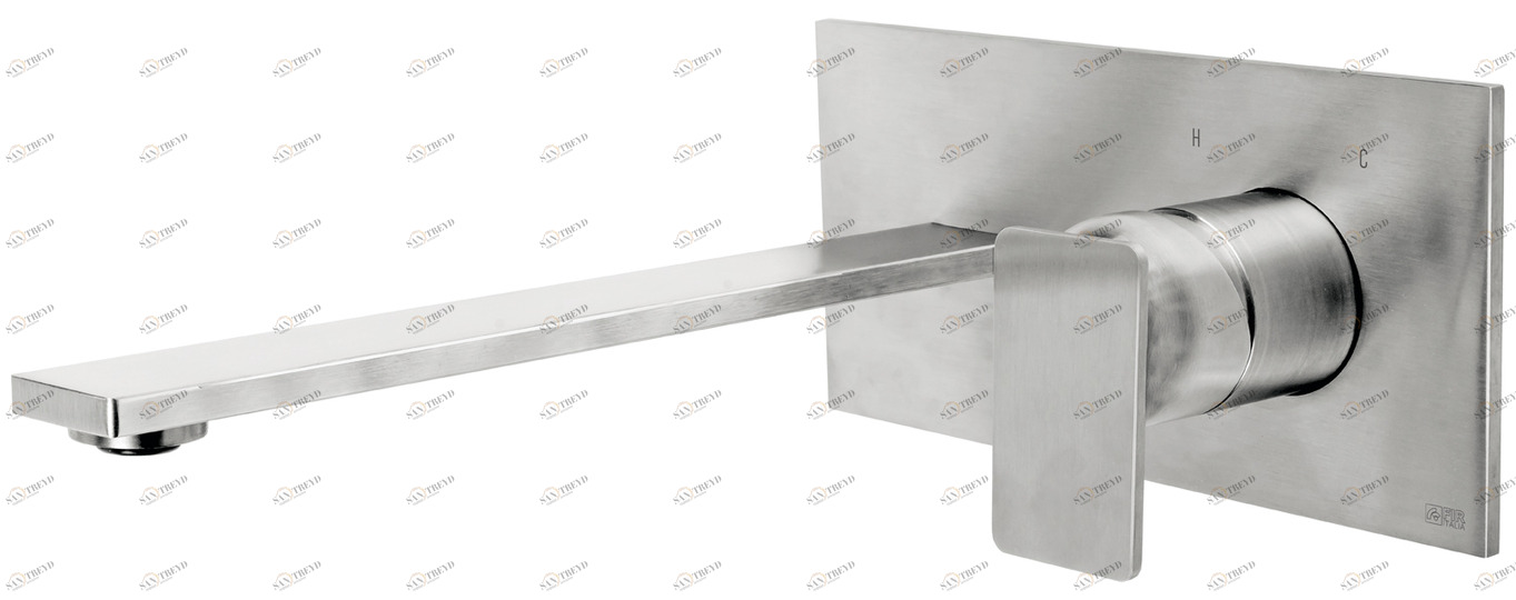 FIR Italia Наружная часть для настенного смесителя для раковины  PLAYSTEEL 58 58.1020.8 