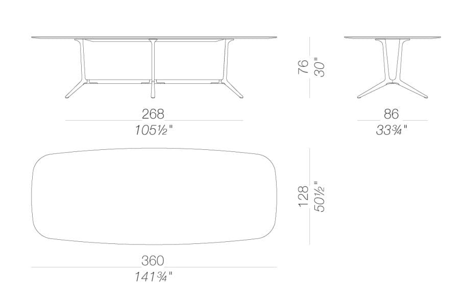 Двойной стол Lapalma TRAIL ARCH-00007758 - Вид №2