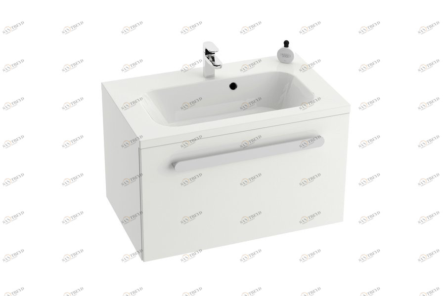 Тумба под умывальник SD 800 Chrome белая/белая Ravak X000000534