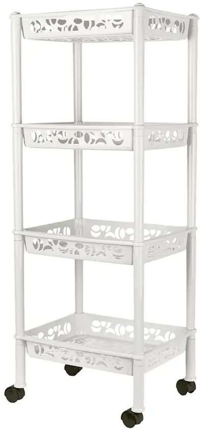 91065186 Этажерка на колесах Keeplex Light KL282712048 4 секции STLM-1090548