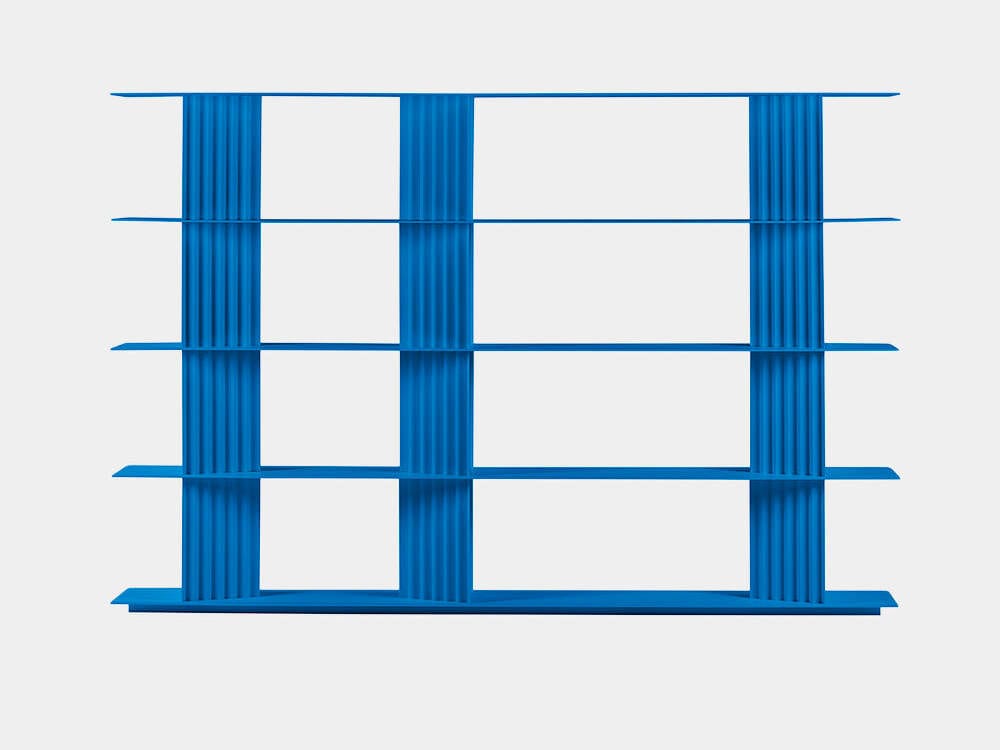 Стальная двухсторонняя Книжная полка RS Barcelona PLEC SHELVING L ARCH-00080592 - Вид №124