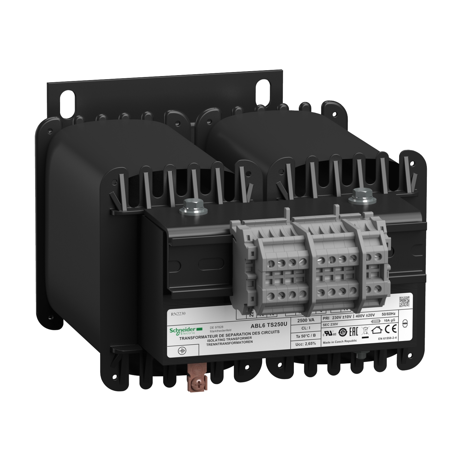 ABL6TS250U ТРАНСФОРМАТОР 230-400В 1X230В 2500ВA Schneider Electric Блоки питания и тарансформаторы 
