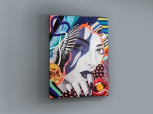 099089 Картина акрил 90x120 Schuller Pop Art