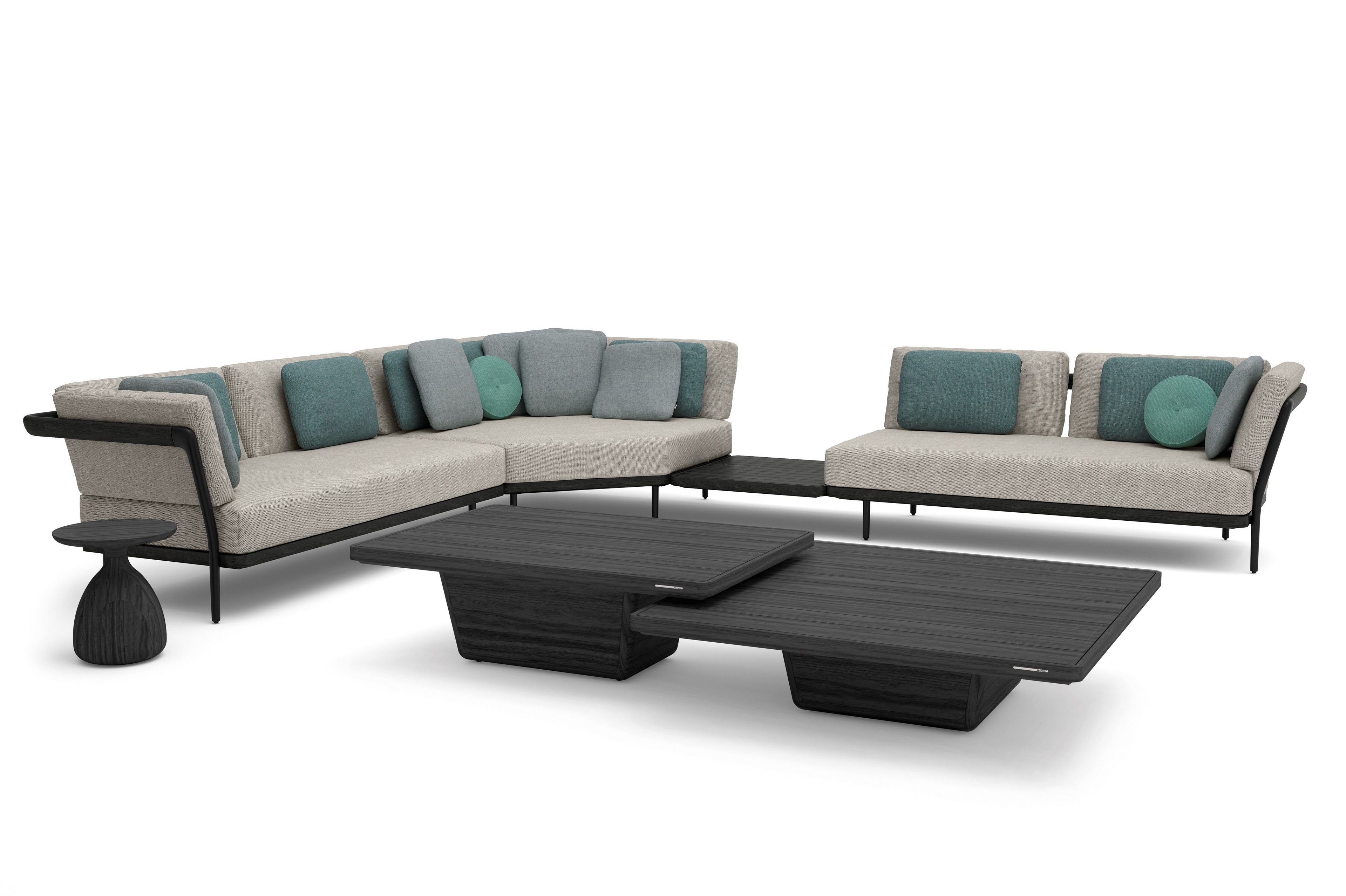 Квадратный стол из тикового дерева MANUTTI Cobi ARCH-00089443 - Вид №5