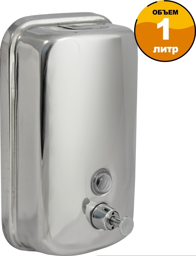 2512.042 Дозатор для жидкого мыла из нерж стали антивандальный TM804 Solinne