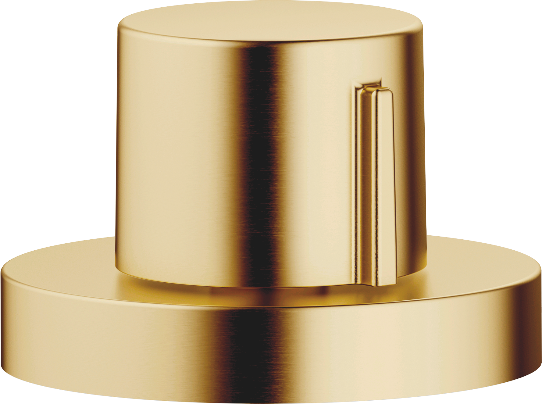 Сетчатый фильтр с ручкой управления – матовая дюрабрасс (23-каратное золото)