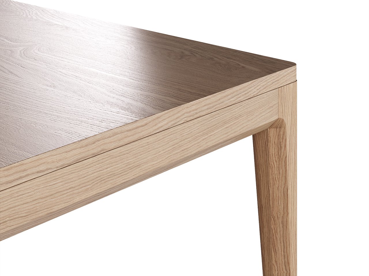 Журнальный столик прямоугольный осветленный дуб 100 см Case №3 THE IDEA  210096 Бежевый  - Вид №2