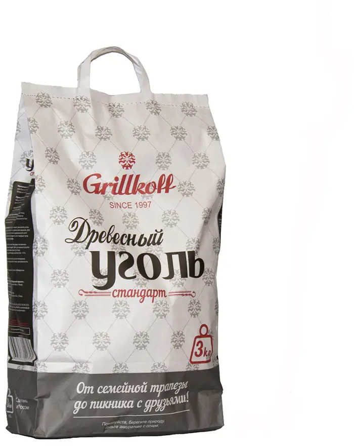 89354359 Уголь Grillkoff 3 кг STLM-0964834