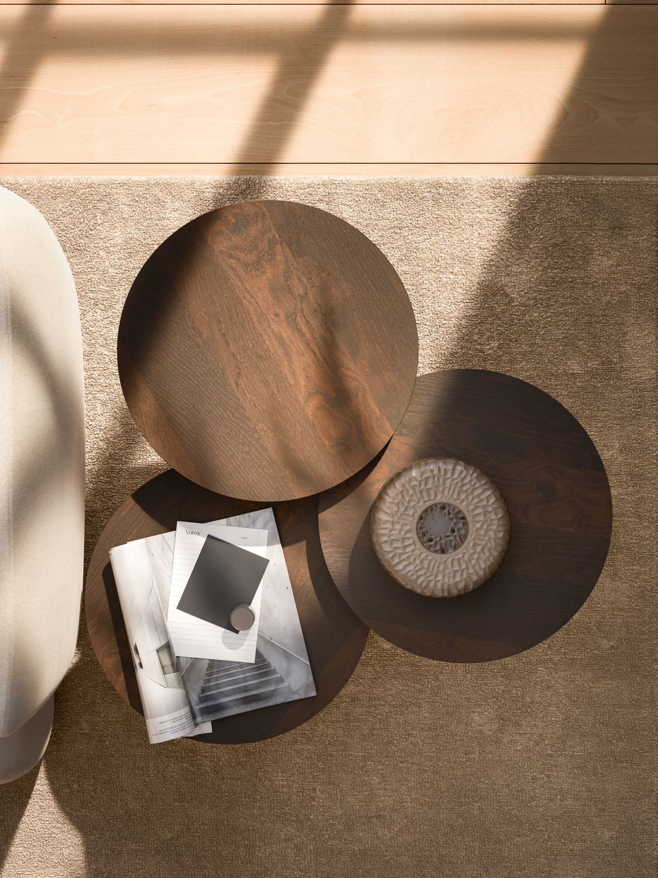 Круглый металлический журнальный столик Busnelli JAGGER ARCH-00088035 - Вид №1