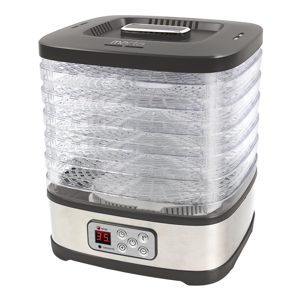 5353710 Сушилка для овощей и фруктов MARTA MT-1877 серебристый STDN-0014995