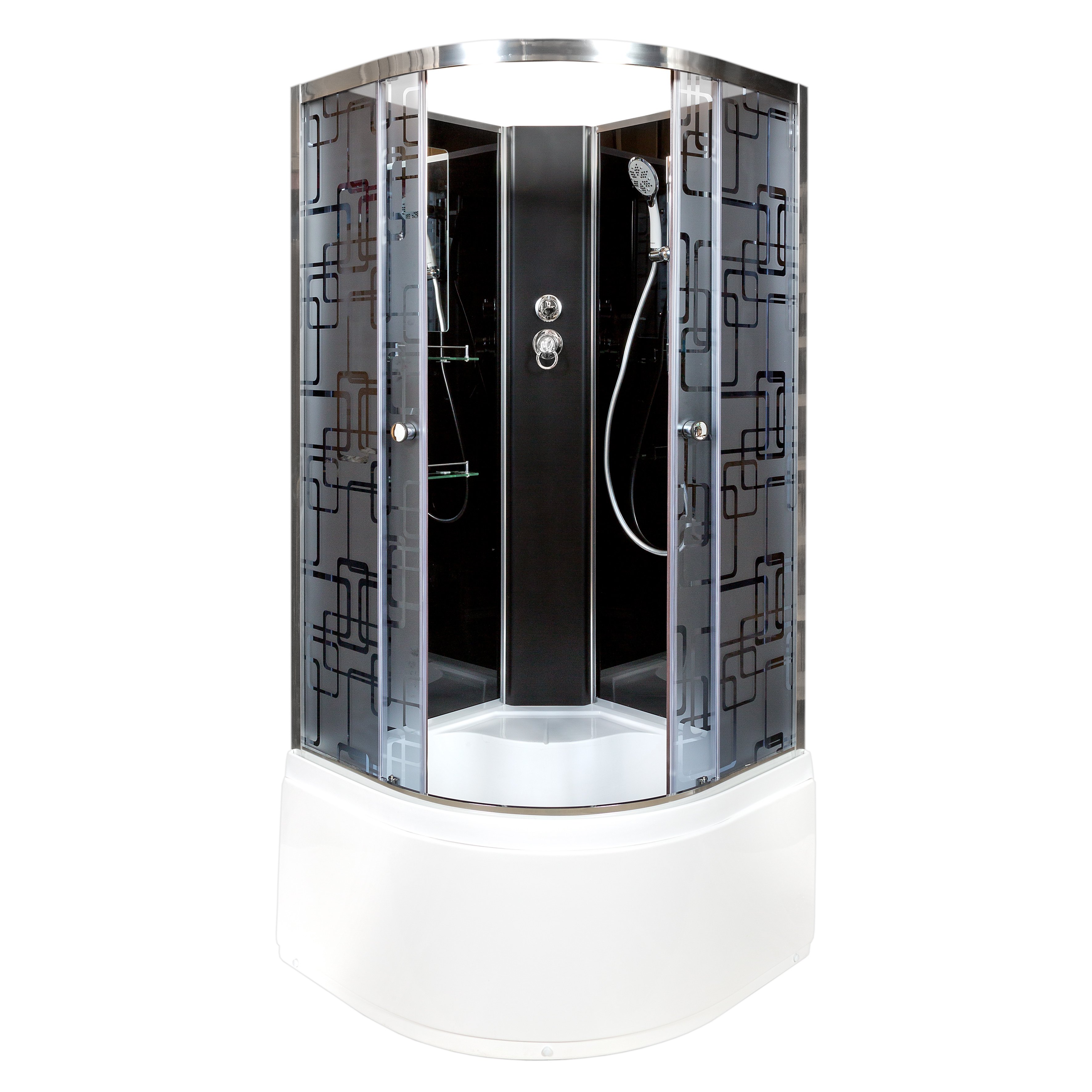 ЕМ1512 L N (без крыши) Душевая кабина DETO Серия EM BМ4510 N (без крыши) BLACK - Вид №15