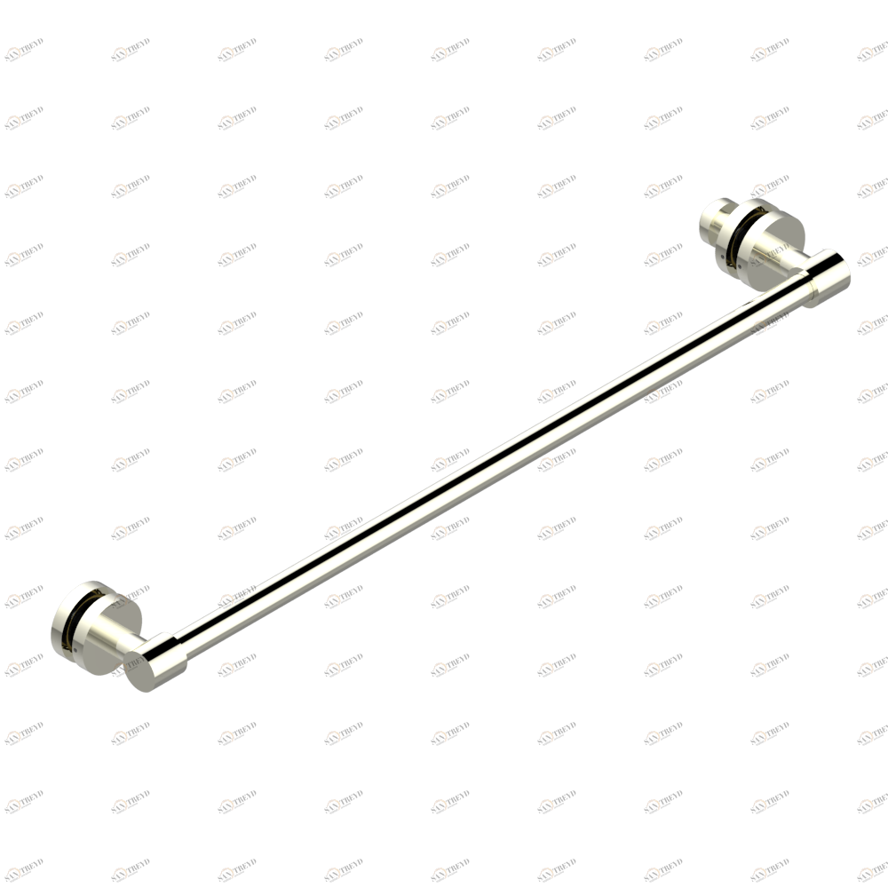 A46-514V2 Держатель для полотенец в комплекте с перекладиной 700 мм для установки на стеклянные двери с ручкой большого размера и фланцем Thg-paris Pomme с золочением Никель A46-514V2 CAT.B
