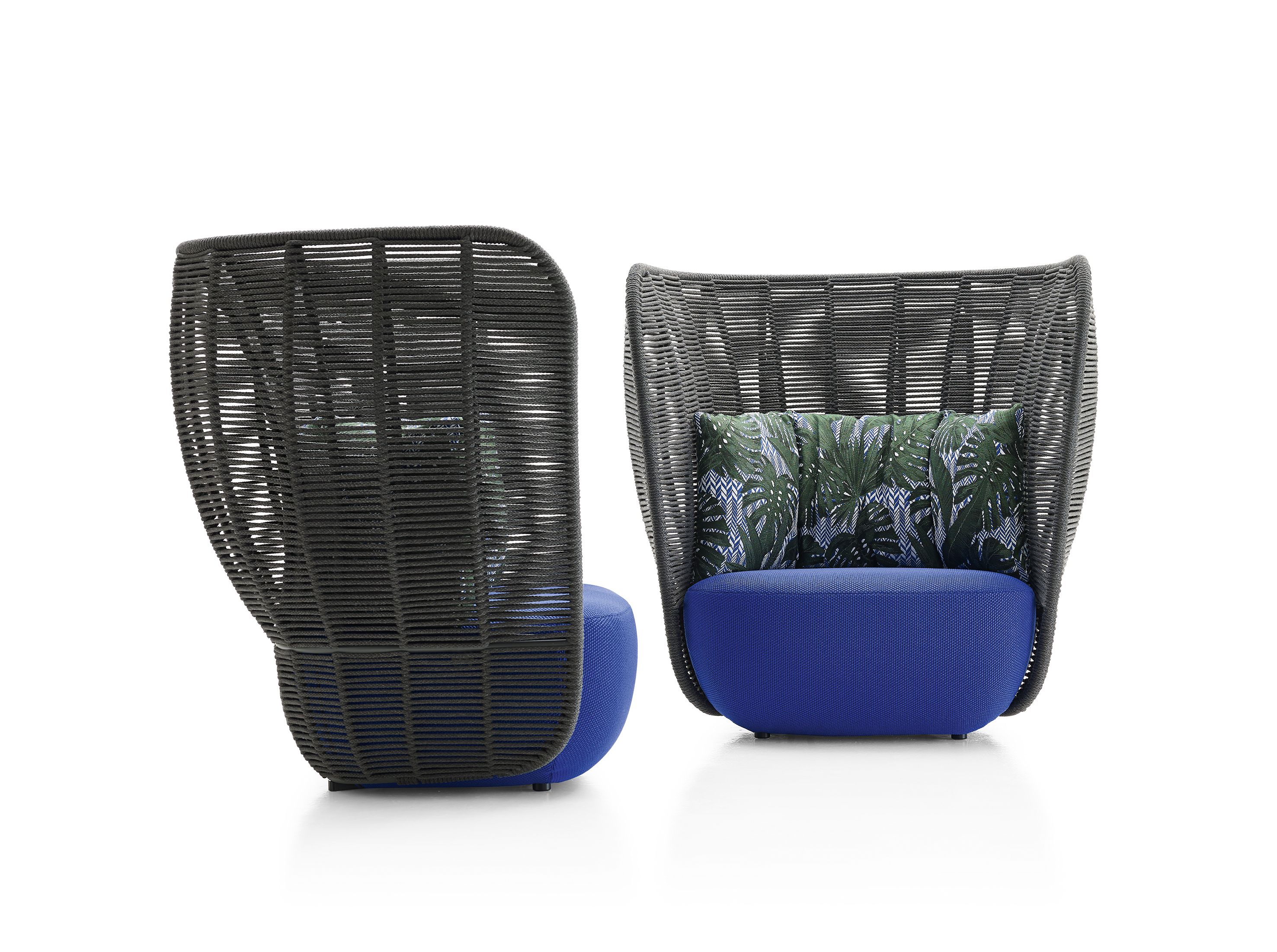 Садовое кресло с высокой спинкой B&B Italia Outdoor Bay ARCH-00129494 - Вид №1