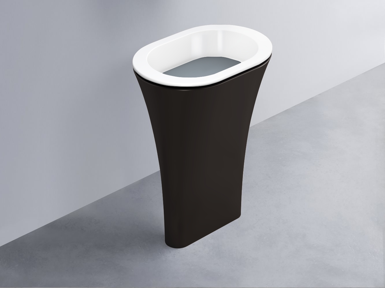 AMLA65-BL+AMPILO-BR+AMCOLO-LV Раковина Amedeo Ovale отдельностоящая cielo Enjoy + Amedeo Ceramica Cielo