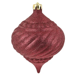 93724381 Набор елочных игрушек волчок Monte Christmas 18x14см Красный 1шт STLM-0949410