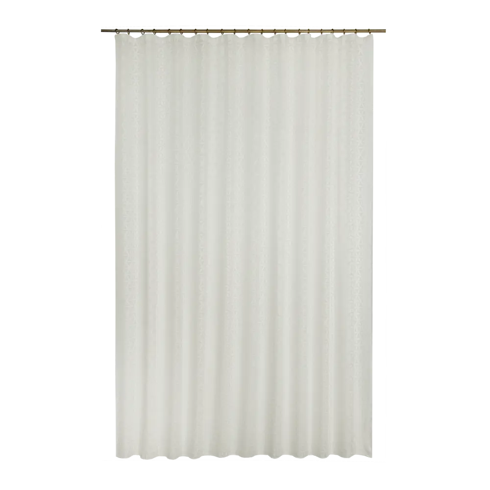 Тюль на ленте «Геометрия», 250x280 см, цветы, цвет белый GARDEN STLM-2034870