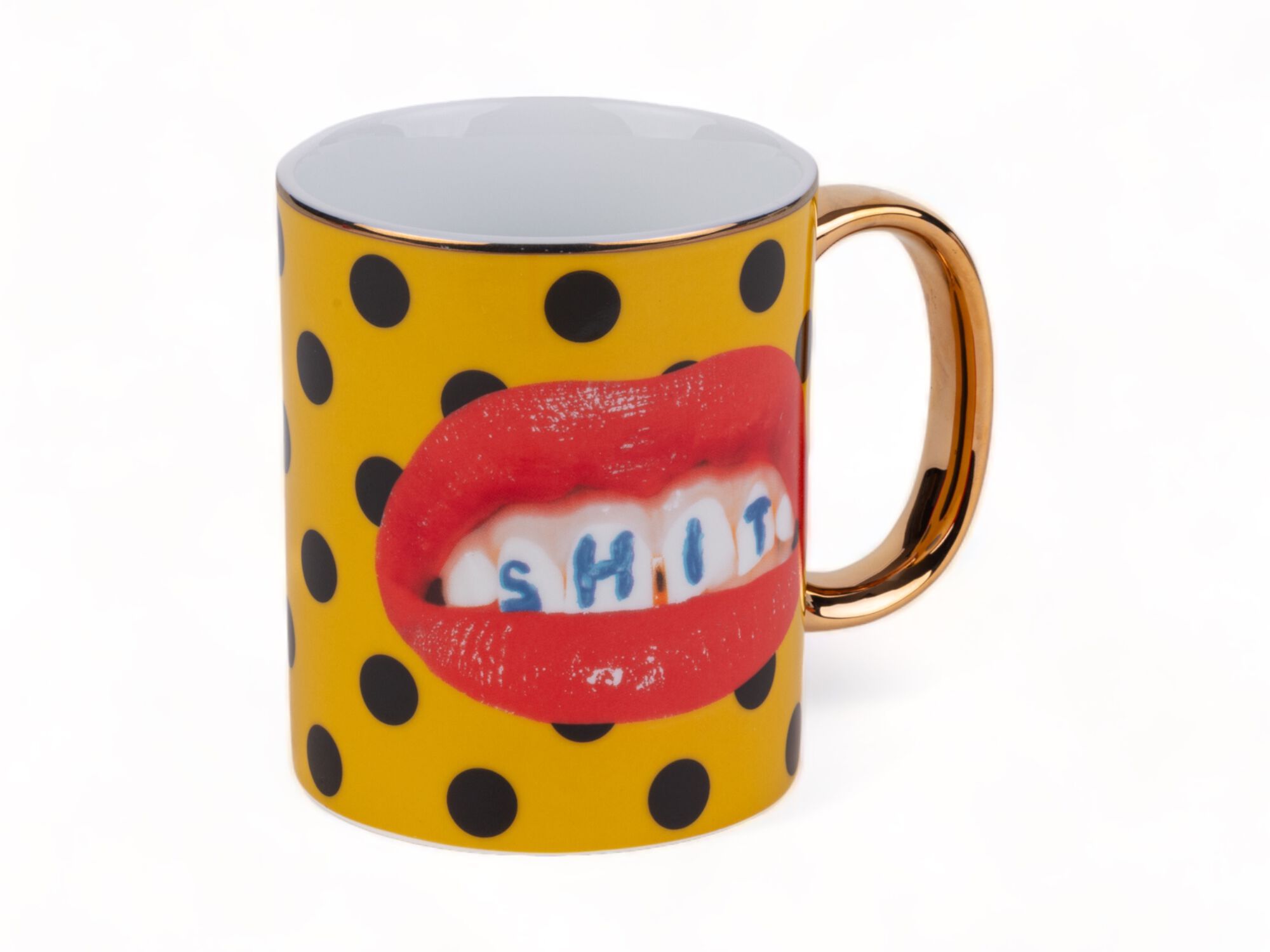 Фарфоровая кружка Seletti Seletti пользуется туалетной бумагой ARCH-00059813 - Вид №2