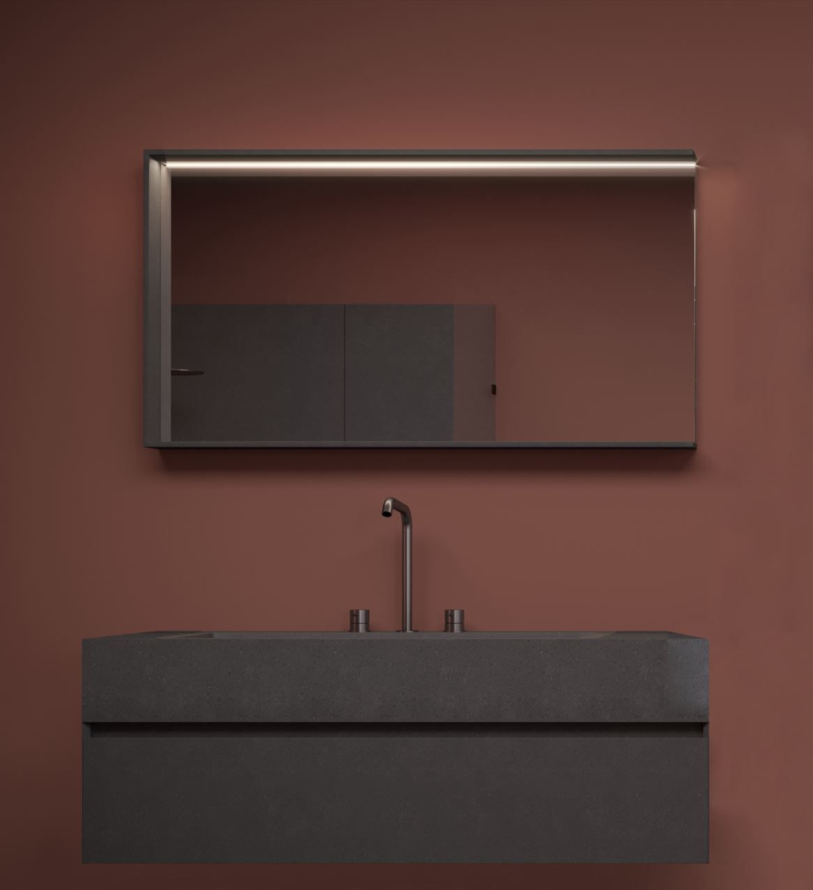 Мебель для ванной комнаты Corian® Acquapazza чистый ARCH-00050421 - Вид №3