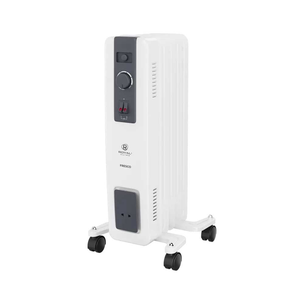 Обогреватель масляный Royal Clima FR9-2000M с механическим термостатом 2000 Вт цвет белый STLM-2021591 - Вид №1