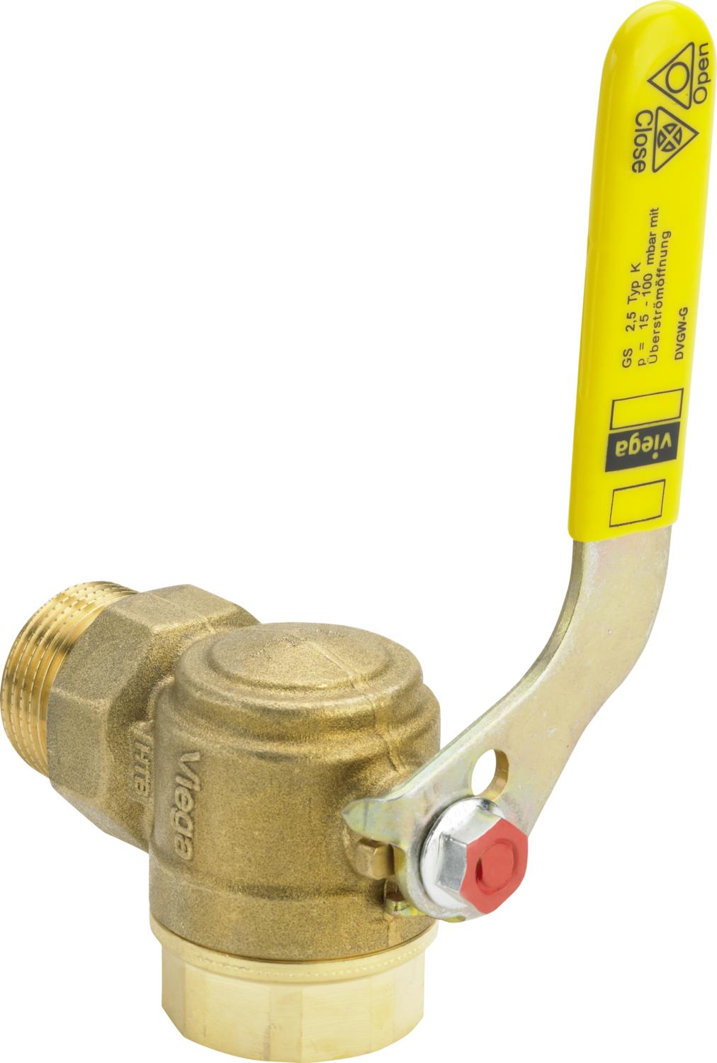 Viega Угловой шаровой кран для газового счетчика G2110S (618803) 618 803