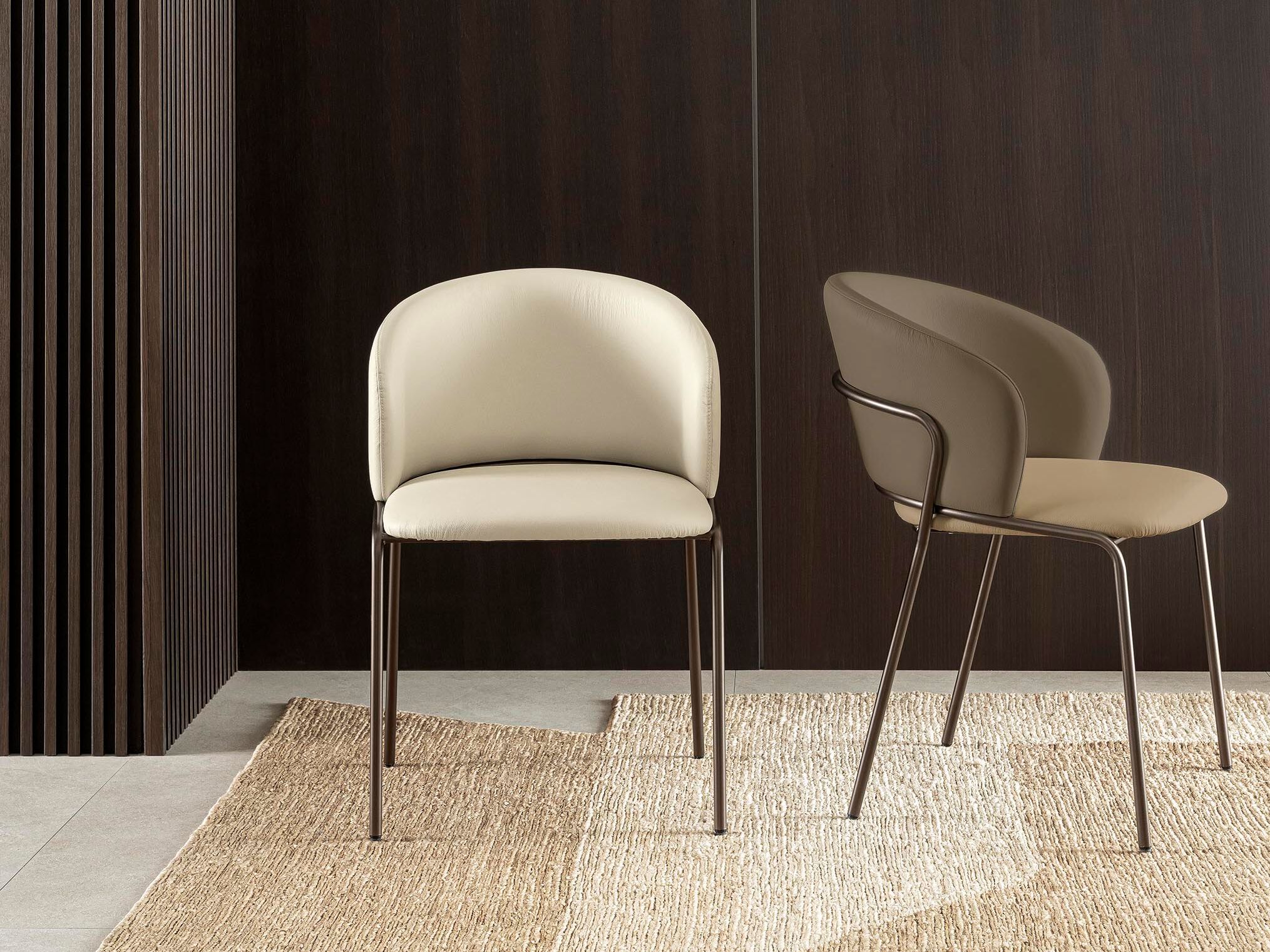 Мягкий стул из ткани RIFLESSI VELA ARCH-00113141