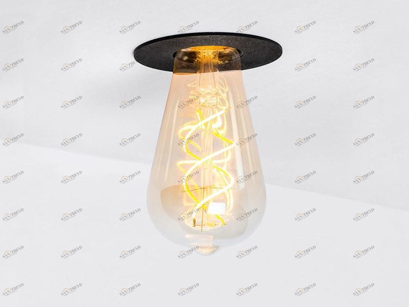 HER Полувстраиваемый потолочный светильник прямого света из металла Four 2228